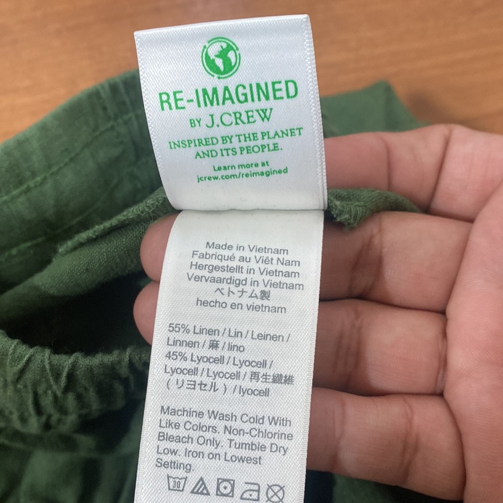Women's Green Casual Pants - Picture 7 of 9